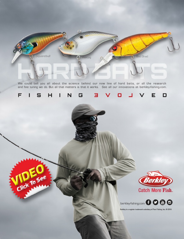 bass fishing, justin lucas berkley pro, video review berkley hardbaits, crankbaits, squarebills by berkley